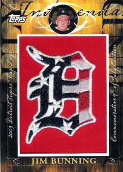 2010 Topps - Manufactured Hat Logo Patch #MHR-412 Jim Bunning Front
